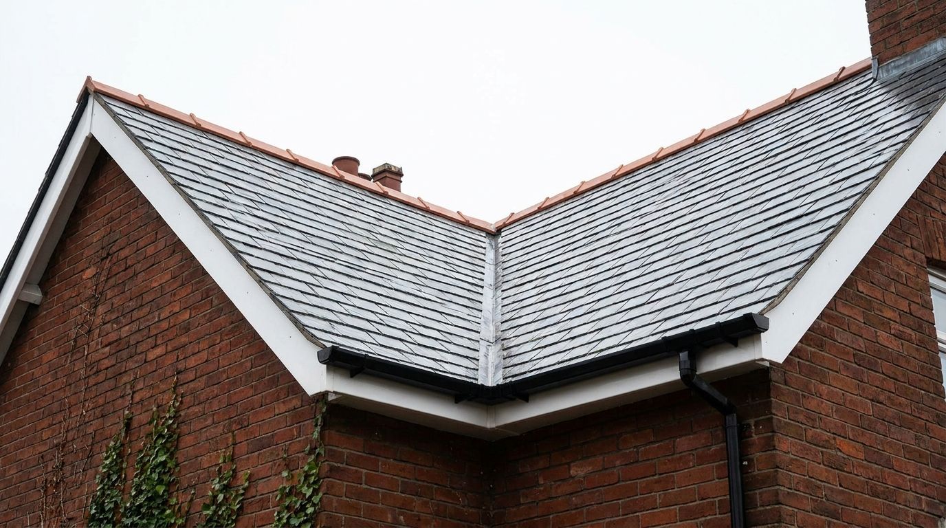 New slate gable